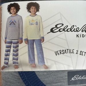 Kids Pajamas Set - Gray and Yellow